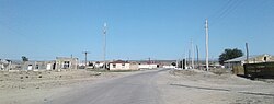 Landschaft in Turkmenistan, hojagala etrek district balkan skyline