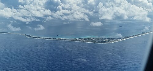 Landschaft in Tuvalu, women for change
