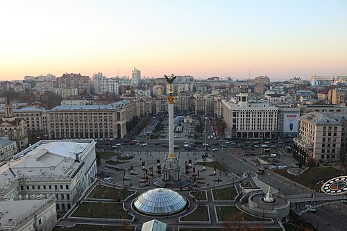 Landschaft in Ukraine, maidan nezalezhnosti
