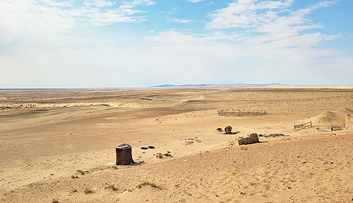Landschaft in Usbekistan, kyzylkum desert