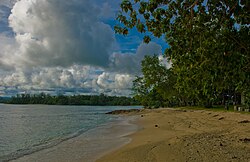 Landschaft in Vanuatu, sunset silhouette imagicity