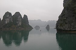 Landschaft in Vietnam, ha long bay islands