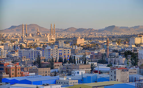 Landschaft in Jemen, sanaa hdr
