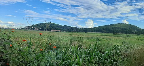 Landschaft in Simbabwe, summer