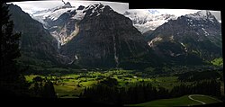 Der Berg Eiger, grindelwald wetterhorn schreckhorn mettenberg oberer grindelwaldgletscher