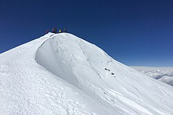 The mountain Mount Elbrus, west peak