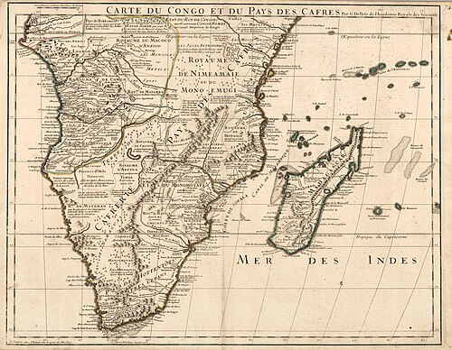 Der Fluss Kongo, carte du et du pays des cafres maps