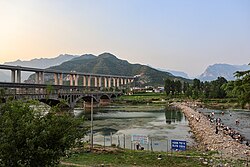 El río Río Amarillo (Huang He), qin wulongkou